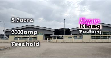 Warehouse / Factory For Sale in Kapar,SGR