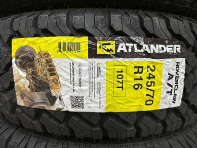 245/70/16 Atlander Roverclaw AT Thailand 2026 Tyre