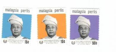 Mint Stamp Sultan Perlis toning Malaysia 1971