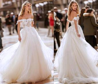 White wedding bridal dress gown RB1383