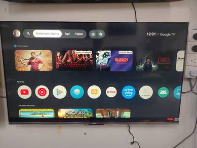 Google tv Haier 55inch 4k uhd