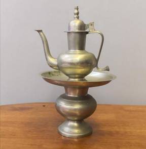 Antique brass hand wash set tembaga