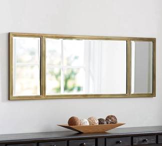 Modern Teak Wall Mirror WM-001