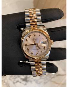 Rolex Datejust Ref 116231 18k 750 Yellow Gold Pink