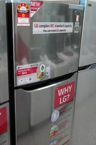 LG GN-B372SQCB inverter Peti Sejuk BARU