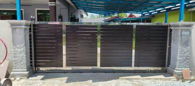 Pintu pagar stainless steel