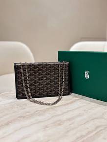 Goyard Alexandre II Bag In Dark Blue Goyardline
