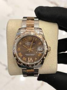 2016 Rolex Datejust 31 Ref 178341 18k 750 Rose Gol