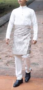 Baju Melayu Slim Fit Off White