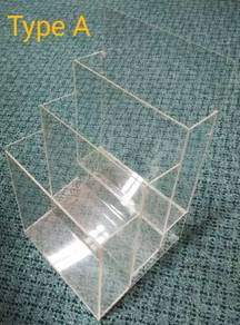 Acrylic Display Rack Shelf Stand Storage Magazine