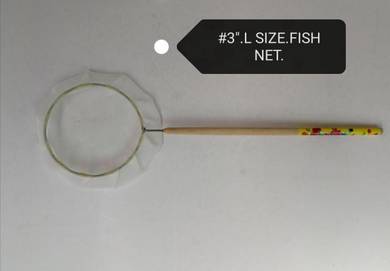 Wood Handle Betta Fish Net 3inch Jaring Ikan