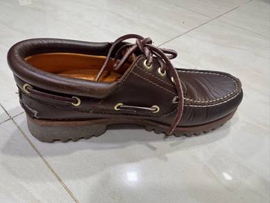 Timberland Men’s 3-Eye Lug Handsewn Boat Shoe