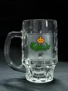 Carlberg glass mug cup (A8)