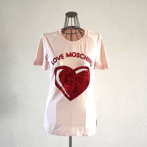 Love Moschino Sequin logo T-shirt