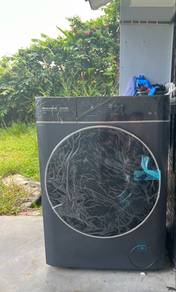 mesin basuh siap kering