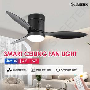 Kipas Siling 3 Bilah dengan Lampu LED