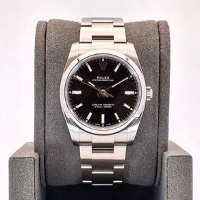 Like New Dec 2018 Rolex Oyster Perpetual 34 Black