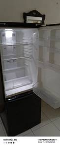 peti ais sharp 2 pintu, freezer bawah