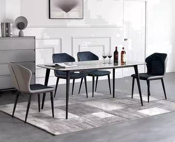 Meja Makan Set Marble