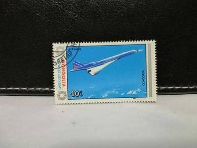 1984 Mongolia Stamp Concorde Aircraft