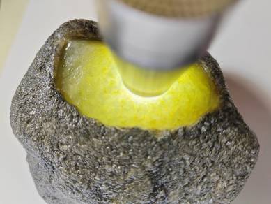 Ice Yellow & Green Type A Jadeite Jade Rough Stone