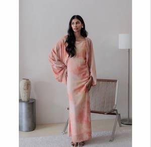 Celeste midi slip dress with cardigan