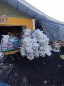 Sekam padi bakar guni besar min 200bag keatas 5646