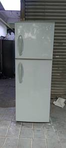 2door fridge refrigerator LG 390L peti ais sejuk