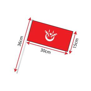 Kelantan Hand Hold Flag with stick