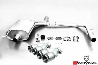 BMW E60 520i 525i 530i Remus quad exhaust