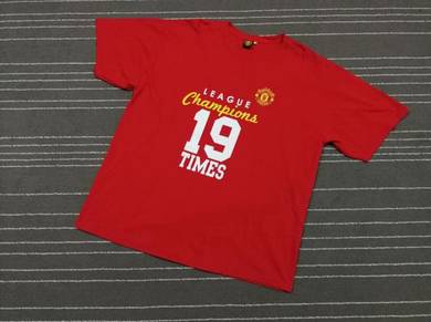 Mu champion league 19 times tee saiz xxl