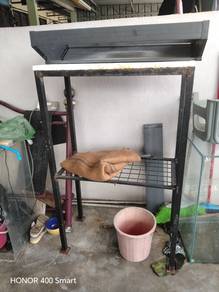 Aquarium set untuk dijual clear rumah