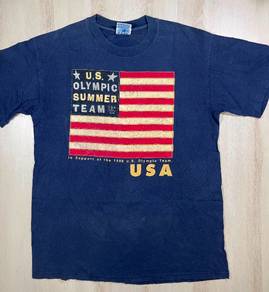 Hanes US Olympic Atalanta 1996 Seasoned Tee Used