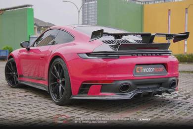 PORSCHE 992 CARRERA REAR DIFFUSER CMST Carbon