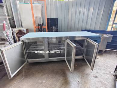3 door counter chiller