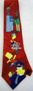 The Simpsons Bart Chief Wiggum Police Neck Tie