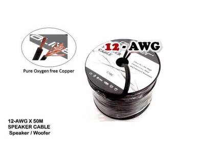 CALIBER 12-AWG X 50M SPEAKER CABLE 12 Guage