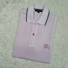 Burberry Big Logo Dusty Pink Polo T-shirt