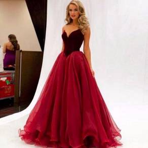 Wedding prom dress gown red green blue RBP0708