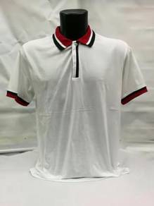 Tshirt Kosong Kolar Cotton Lengan Pendek SJ04