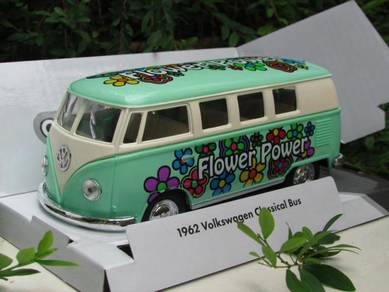 Kinsmart (12cm) Flower VW Volkswagen T1 Bus