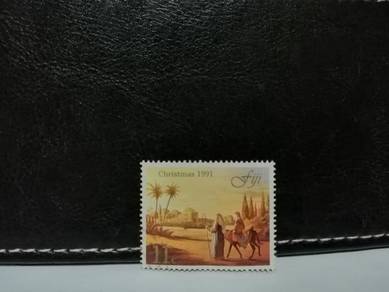 1991 Fiji Stamp Christmas Mary & Joseph