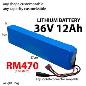 36V LITHIUM BATTERY electric bicycle scooter ebike