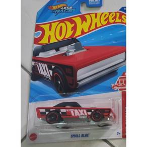 Hot Wheels Small Bloc Red black - TAXI