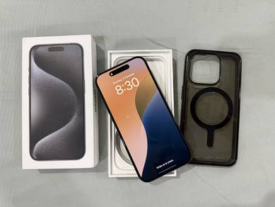 iPhone 15 Pro 128GB (Black Titanium)