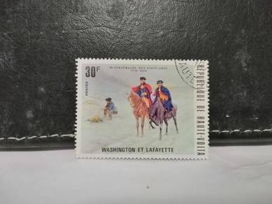 1975 Haute Volta Stamp Washington USA