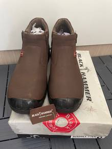 safety shoes black hammer baru & murah utk dilepas