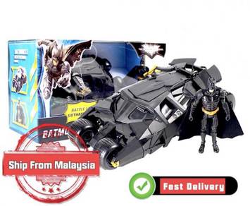 BATMAN BATMOBILE 22cm BLACK CAR Vehecle Toys