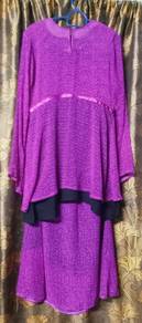 Baju kurung modern - Purple 