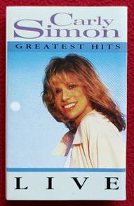 Carly Simon GREATEST HITS LIVE Cassette Tape